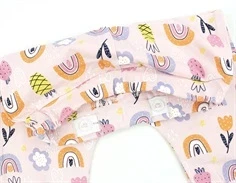 Name It parfait pink regnbue bukser